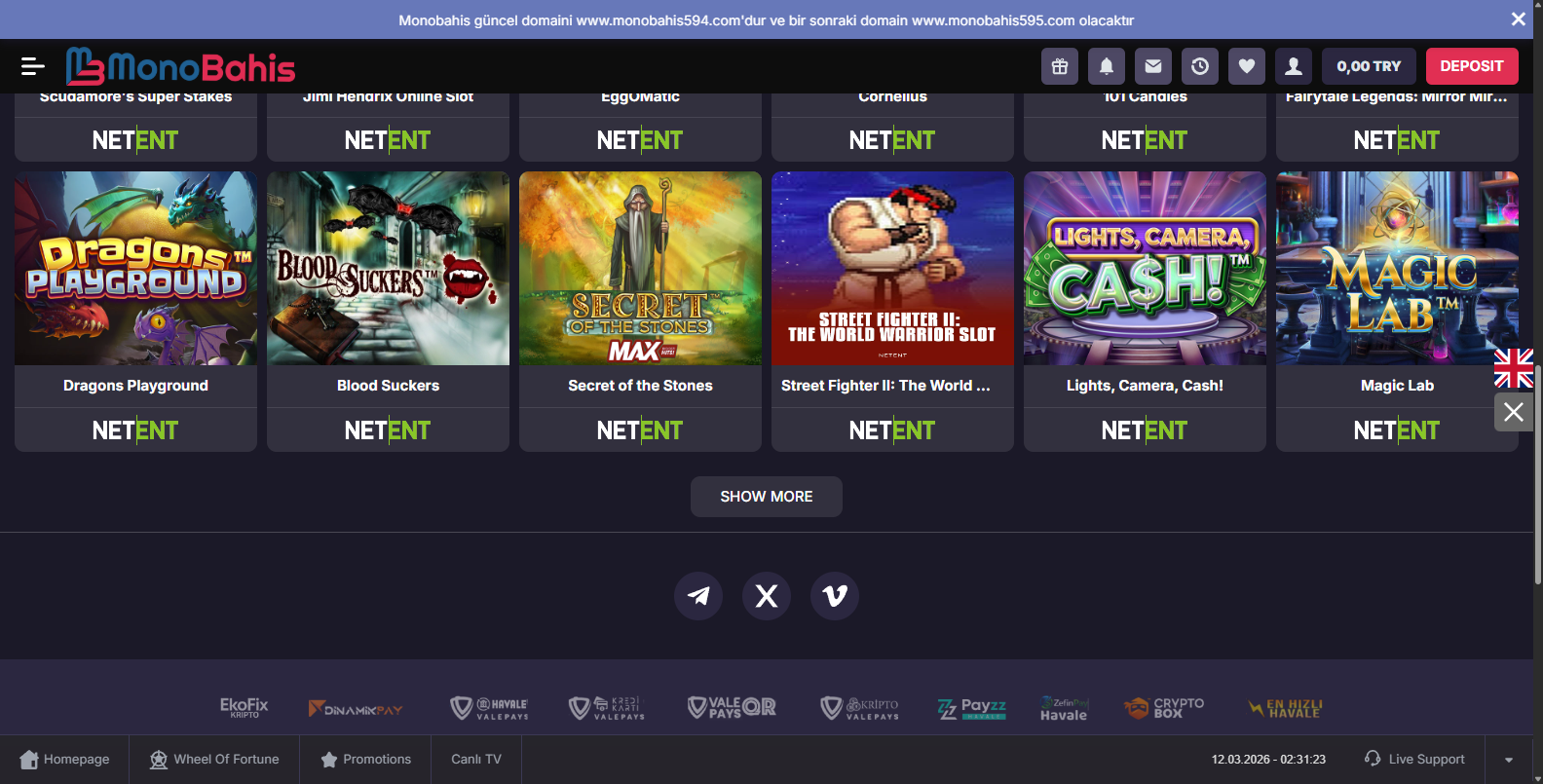 Monobahis Yeni Bonuslar